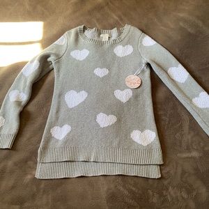 ‼️ SALE Christian Siriano gray hearts sweater